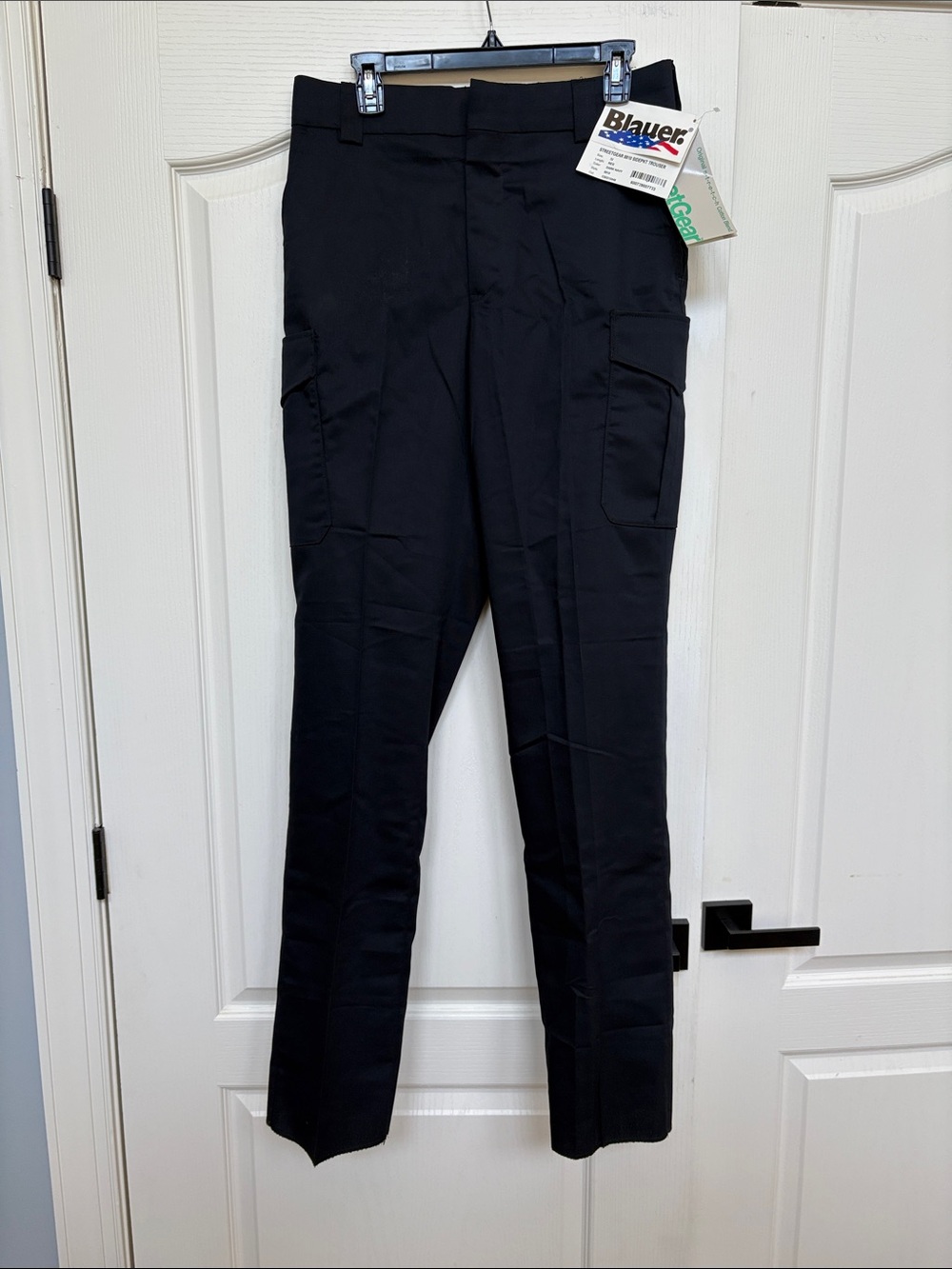 Blauer Men's Black Cargo Pants with Utility Pockets
